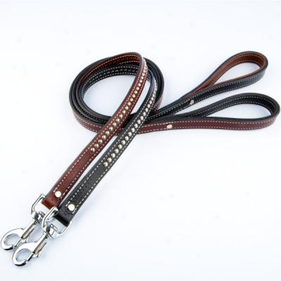 Weaver Embellished Leather Dog Leashes