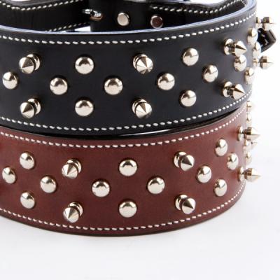 Weaver Leather Spiked Doubled & Stitched Collars