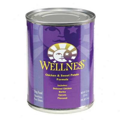 Wellness Chicken And Sweet Potato Recipe 12.5oz Case Of 12 Cans