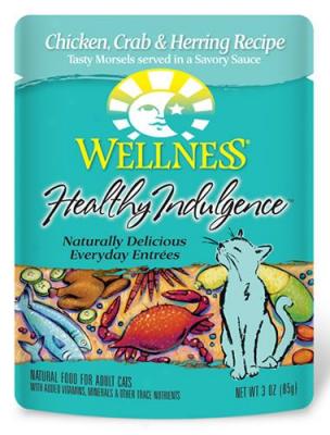 Wellness Pouch Cat Salmon & Chicken 3 Oz