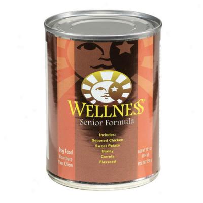 Wellness Senior Recipe 12.5oz Case Of 12 Cans