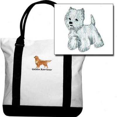 West Highland White Terrier Form Tote Bag