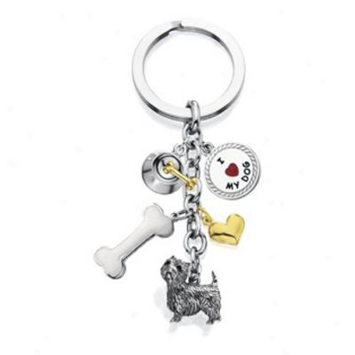 West Highland White Terrier - I Good-will My Dog Keychain