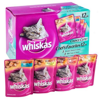 Whiskas Choice Cuts Chef's Favorites 12 Bundle