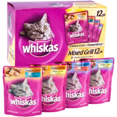 Whiskas Choice Cuts Mixed Grill 12 Pk - Foods For Cats Anc Kittens