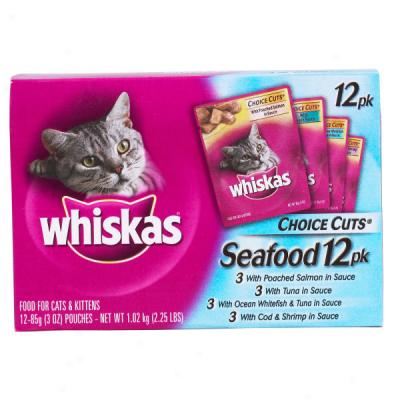 Whiskas Choice Cuts Seafood Variety Pack Cat Food