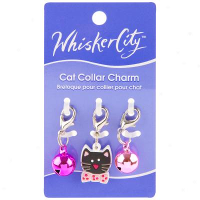 Whisjer iCty? 3-piece Cat Collar Charm Set - Kitty & Bells