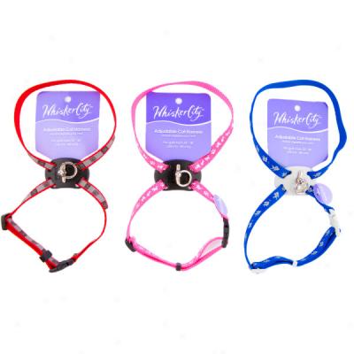 Whisker City? Adjustable Reflective Cat Harness