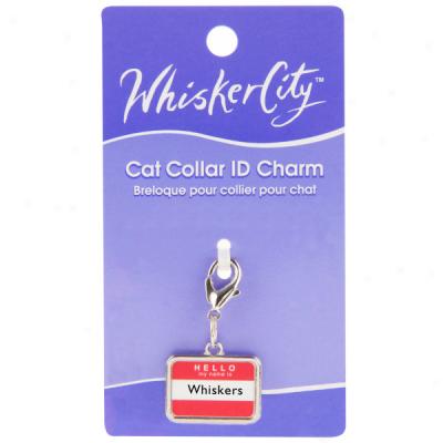 Whisker City? Cat Collar Id Charm