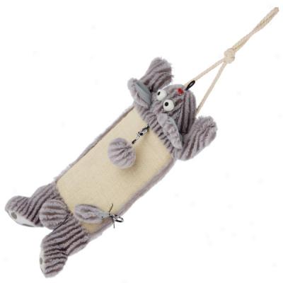 Whisker City? Hanging Sisal Mouse Cat Scratcher With Catnip