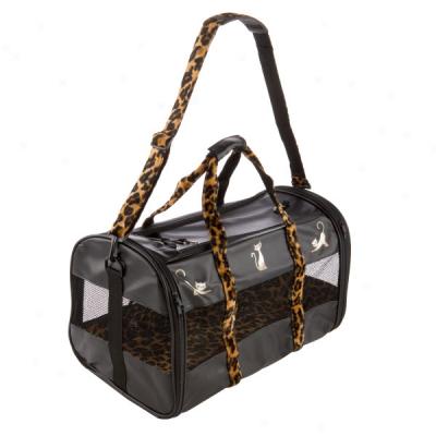 Whisker City? Leopard Soft Sided Cat Carrier