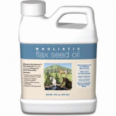 Wholistic Pet Flax Seed Oil 1 Gallon