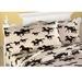 Wild Horse Flannel King Sheet Set