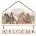 Wild Horses Wall Plaque