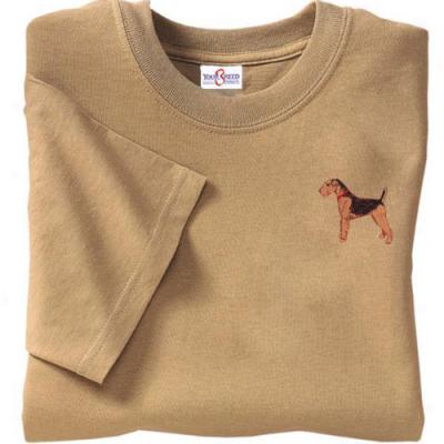 Your Breed Airedale Terrier T Shirt Xlarge Tan