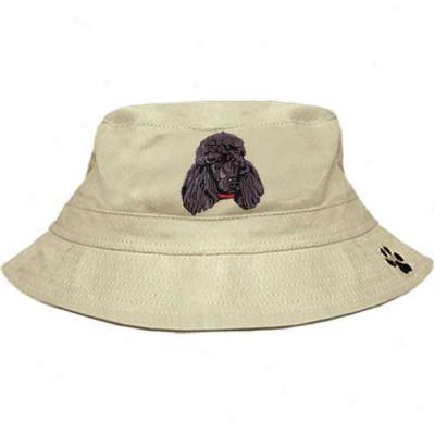 Your Breed Black Poodle Bucket Hat