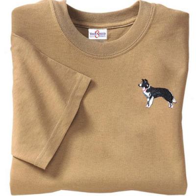 Your Breed Border Colllie T Shirt Xlarge Tan