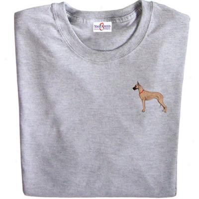 Your Breed Great Dane T Shirt Xlarge Gray