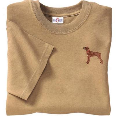 Your Breed Rhodesian Ridgeback T Shirt Medium Tan