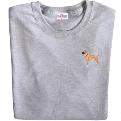 Your Race Uncropped Boxer T Shirt Xlarge Gray
