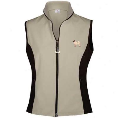 Your Breed Womens Akita High Tech Vest X-large Stone