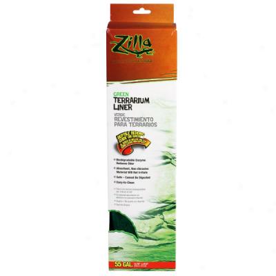 Zilla Reptile Green Terrarium Liners