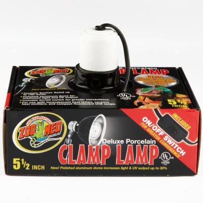 Zoo Med Deluxe Porcelain Clamp Lamp - 5.5 Inch