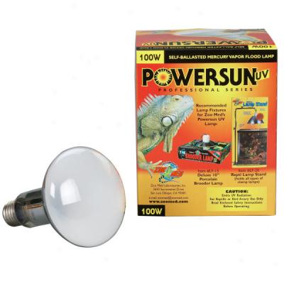 Zoo Med Powersun Uv 100w Bulb