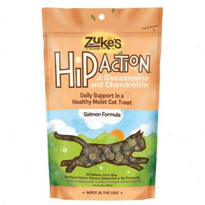 Zukes Hip Action Cat Treats With Glucosamine And Chondroitin Chicken 3oz