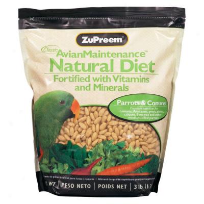 Zupreem Avianmaintenance Natural For Parrots And Conures