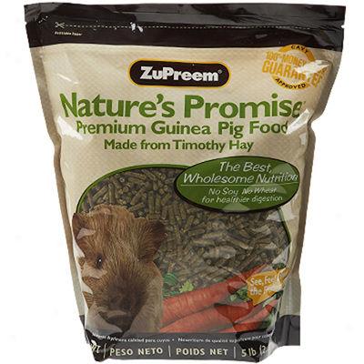 Zupreem Nature's Promise Guinea Pig Food Made From Timothy Hay