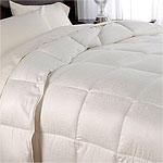 1000 Tc Silk Blend Euro White Goose Down Comforter