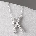 10k 0.12 Cttw. Diamond Initiial K Pendant