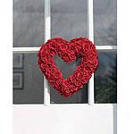 13 In Rose Heart Shaped Wreath