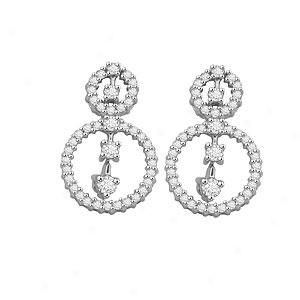 14k 1.00 Cttw. Diamond Earrings