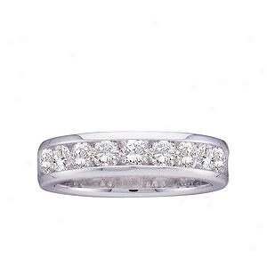 14k 1.02 Cttw. Channep-set Diamond Wedding Band