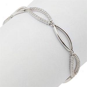 14k 1.25 Cttw. Diamond Link Bracelet