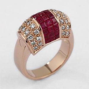 14k 2.33 Cttw. Ruby And Diamond Ring