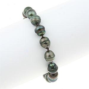 14k 8-9mm Baroque Tahitian Pearl Bracelet