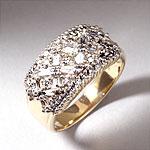14k Two-tone Gold 1.00 Cttw. Diamond Fashion Ring