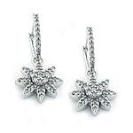 14k White Gold 0.52 Cttw. Prime Diamond Earrings