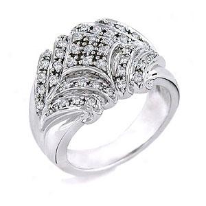 14k White Gold 0.60 Cttw. Round Diamond Ring