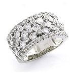 14k White Gold 2.0 Cttw. Diamond Ring