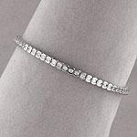 14k White Gold 2.0 Cttw. Diamond Link Bracelet