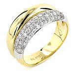 14k Yellow Gold 0.5 Cttw. Diamond Ring