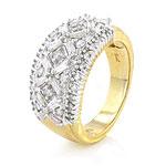 14k Yellow Gold 1.00 Cttw. Diamond Band Ring