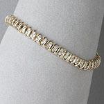 14k Yellow Gold 1.00 Ctw. Diamond Tennis Bracelet