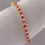 18k 11.47 Ctfw. Ruby & Diamond Bracelet
