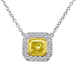 18k 1.88 Cttw. Yellow Diamond Chandelier