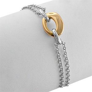 24k Vermeil & Silver Brracelet